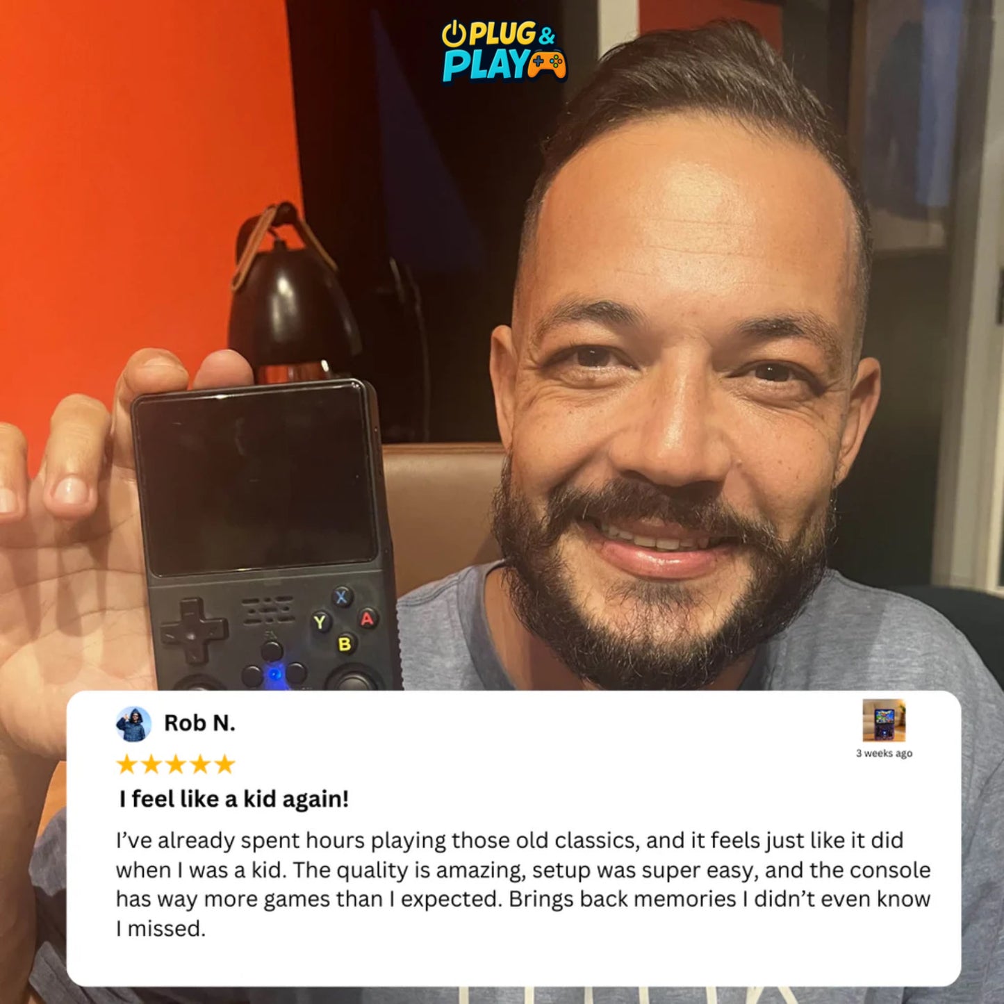 RetroSnap GameVault Gaming Console